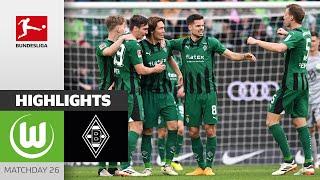 First Victory Since The End Of February   Wolfsburg-Borussia Mgladbach 1-3  Highlights  BL 2324