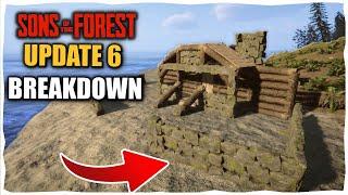 STONE BUILDABLES - Sons Of The Forest Update 6 Breakdown