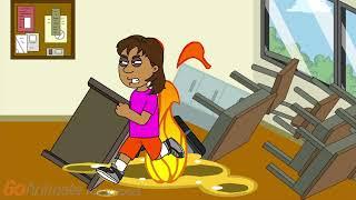 Dora Misbehaves On Her First Day Of School  Destroys the Classroom  Arrested  Grounded HUGE TIME