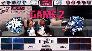 Siren Moon VS Evos Lynx Game 2 - WSL S2