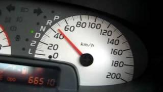 Toyota Vios 1.5E acceleration 0-100