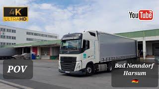 ASMR POV Truck driving Volvo FH500 Bad Nenndorf to Harsum 4K