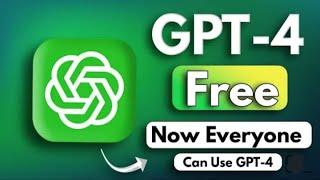 How To Get Chat GPT-4 For Free    Get Chat GPT-4 Plus Permanently Free 2024.