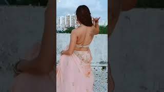 Archana Gautam dance in saree in kithe rah gaye 
