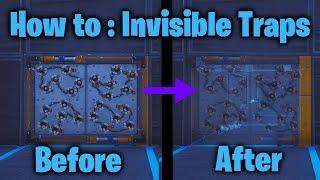 Fortnite Creative - How To Make InvisibleTransparentFake Traps TutorialMethod