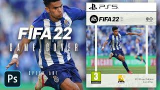 EASY FIFA 22 Cover Design  Photoshop Tutorial  PS5   FC Porto Edition  Speed Art