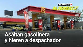 Asaltan gasolinera y hieren a despachador  Monterrey