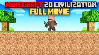 Minecraft but I survive in 2D CIVILIZATION FULL MOVIE