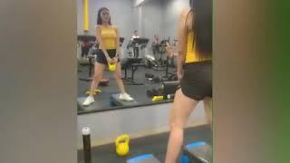 BIDUAN DANGDUT HOT AYU VAGANSA LATIHAN GYM PART 2