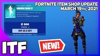 Fortnite Item Shop *NEW* CHICKEN WING IT EMOTE March 19th 2021 Fortnite Battle Royale