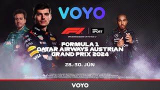 F1 Veľká cena Rakúska na Voyo - 28.-30. júna 2024 - Formula 1 naživo aj zo záznamu na Voyo