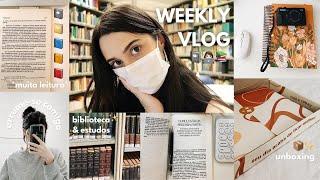 Minha volta às aulas presenciais 2022 weekly vlog ‍ skincare estágio e muito estudo