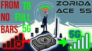 Top Cell Signal Booster 2024 Zorida Ace 5s for 4G LTE & 5G