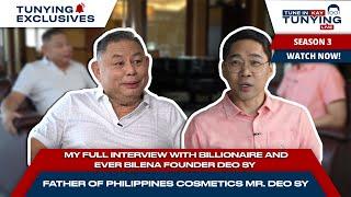 TUNE IN KAY TUNYING LIVE  My full interview with billionaire and Ever Bilena founder Deo Sy