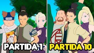 A CADA VITÓRIA O TIME 10 EVOLUI NO NARUTO STORM CONNECTIONS