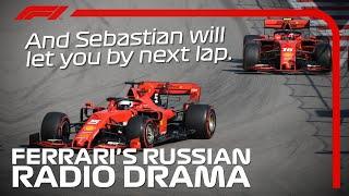 Ferrari Radio Drama  2019 Russian Grand Prix