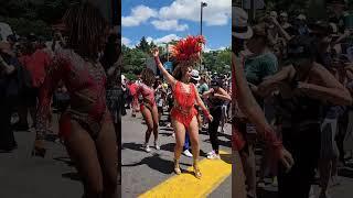 Salsa Dancing Ladies at Fiesta Parade Toronto on Sunday 7 2024