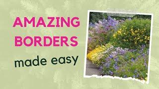 How to plant a beautiful herbaceous border - your complete guide