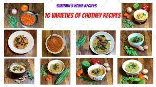 10 Varieties of South Indian Chutney Recipes  10 Vagai Thuvaiyal 