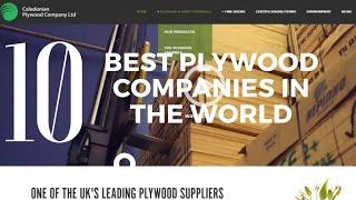 Top 10 Best Plywood Companies in The World