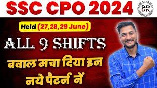 SSC CPO 2024 Reasoning All shifts solution Master Video