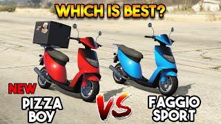 GTA 5 ONLINE  PIZZA BOY FAGGIO VS FAGGIO SPORT WHICH IS BEST?