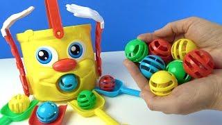 Mr Bucket Kovala Topları Yakala Eğlenceli Çocuk Oyunu Azra ve Selim Challenge