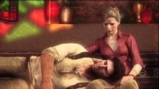 Uncharted 3  Beautiful Romantic Love Scene 1st English - 2nd German HD