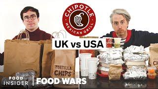 US vs UK Chipotle  Food Wars