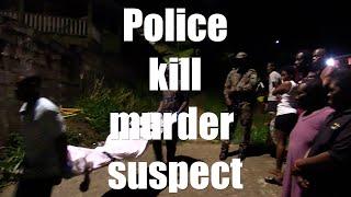 Police kill murder suspect