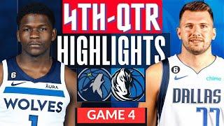 Minnesota Timberwolves vs. Dallas Mavericks - Game 4 Highlights 4th-QTR  WCF  2024 NBA Playoffs