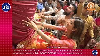 Shilpa Shetty Indian actress at lalbaugcha raja 10.09.2024