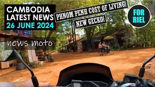 Cambodia news 26 June 2024 - Cost of living Rank Tragic Shooting Dengue Down? Storks Up #ForRiel
