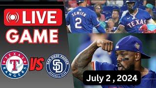 Texas Rangers Vs San Diego Padres  Live #MLB Play by Play  Live