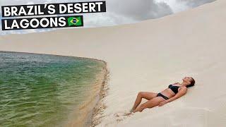 LENÇÓIS MARANHENSES IS HEAVEN ON EARTH  SWIMMING IN BRAZILS DESERT LAGOONS