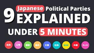 ALL Japanese Political Parties EXPLAINED