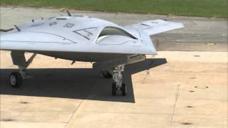 X-47B UCAS wireless ground handling demo