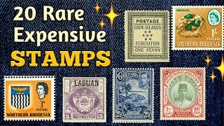 Most Expensive Stamps British Commonwealth Countries  Rare UK Stamps Value