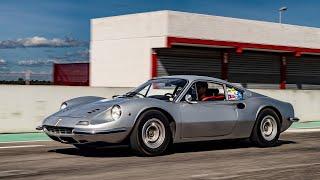 Ferrari Dino 246 GT Prova in pista della prima mitica V6 - Davide Cironi