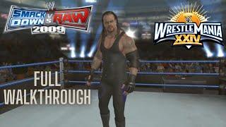 The Undertakers Road to Wrestlemania WWE Smackdown vs Raw 2009 Full Walkthrough PS3 1080p