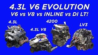 4.3L V6 VS THE WORLD VORTEC 4.3L V6 vs 4.3L L99 V8 vs 4200 ATLAS vs 4.3L LV3. THE 4.3L HP EVOLUTION