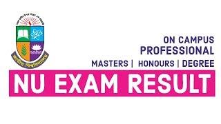 How to get NU HonsDegreeMasters Exam Result  National University Result