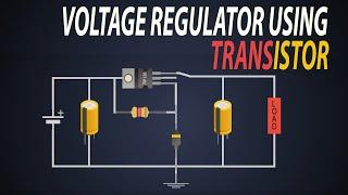 Voltage Regulator using Transistor  Series Voltage Regulator  cheap Voltage Regulator