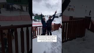 When skiing in Canada.. doesnt go as you expected