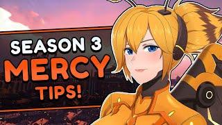 20 TIPS For SEASON 3 MERCY - Playing With Nerfed GA Reworked Healing & Her Passive