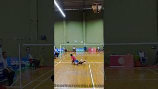 That deadly drop at the End#badminton #badmintonhighlights  #bestbadmintonmatch #shorts