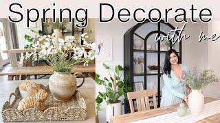 SPRING DECORATE WITH ME 2024  Spring Decor Ideas  Spring Kitchen Decor  Spring Living Room Decor