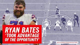 Bills Ryan Bates took advantage of the opportunity against the Patriots