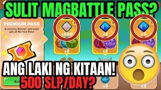 Earn 500 SLP Per Day Through Axie Infinity Battle Pass?  Axie Infinity Update