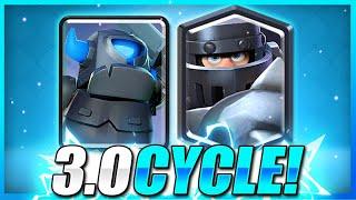 Impossible to STOP THIS Mega Knight + Mini Pekka Cycle in Clash Royale